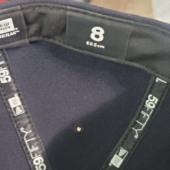 Seattle Mariners Navy Green Fitted Hat MLB New Era 59Fifty Cap Size 8 NE TECH - Picture 13 of 13